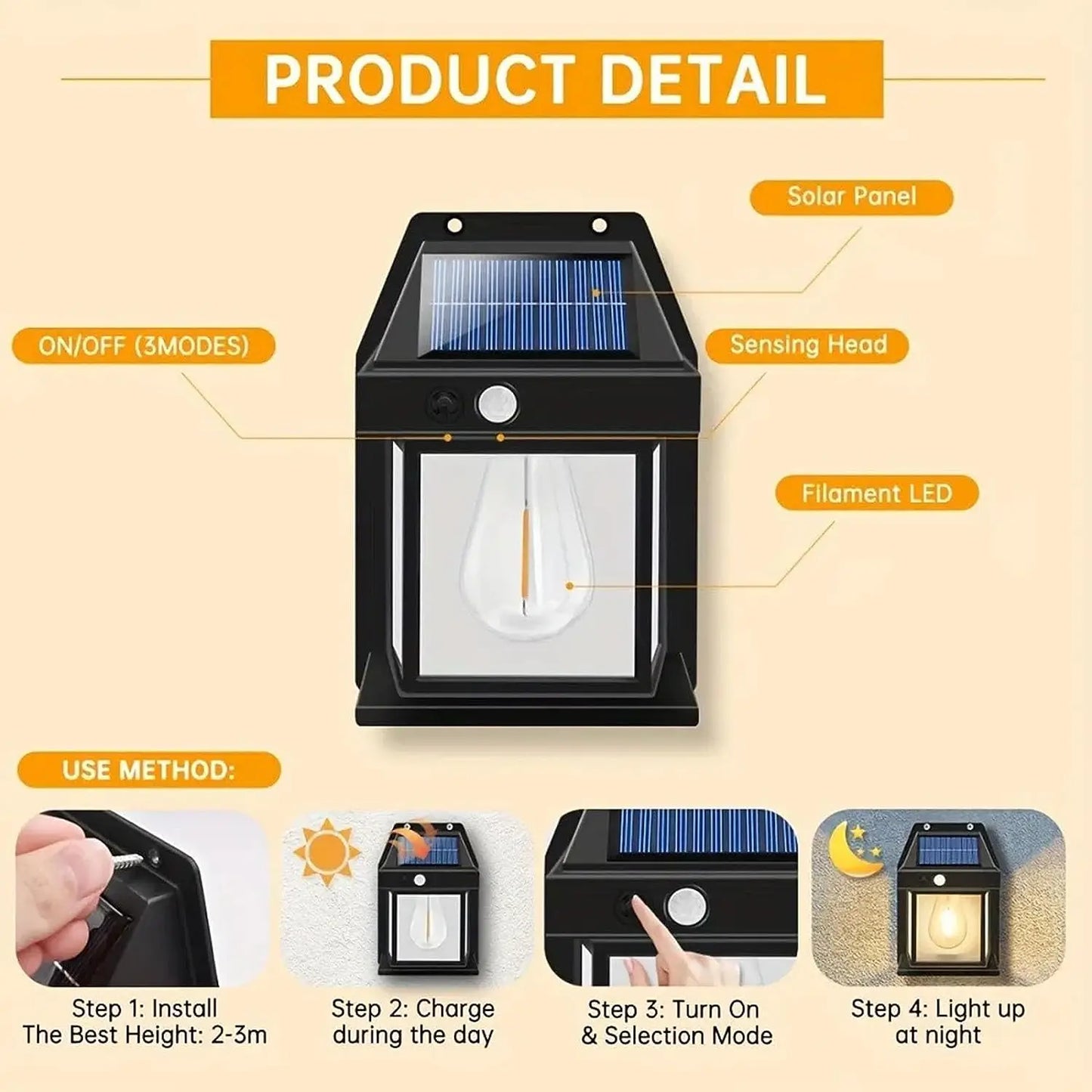 Solar Wall Lamp