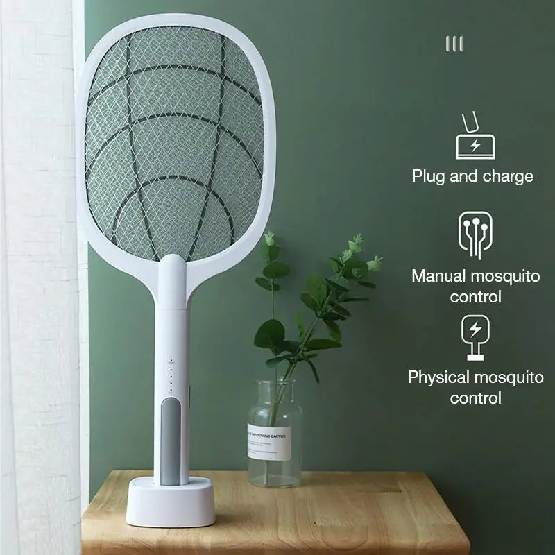 2 In 1 Rechargable Mosquito Racket