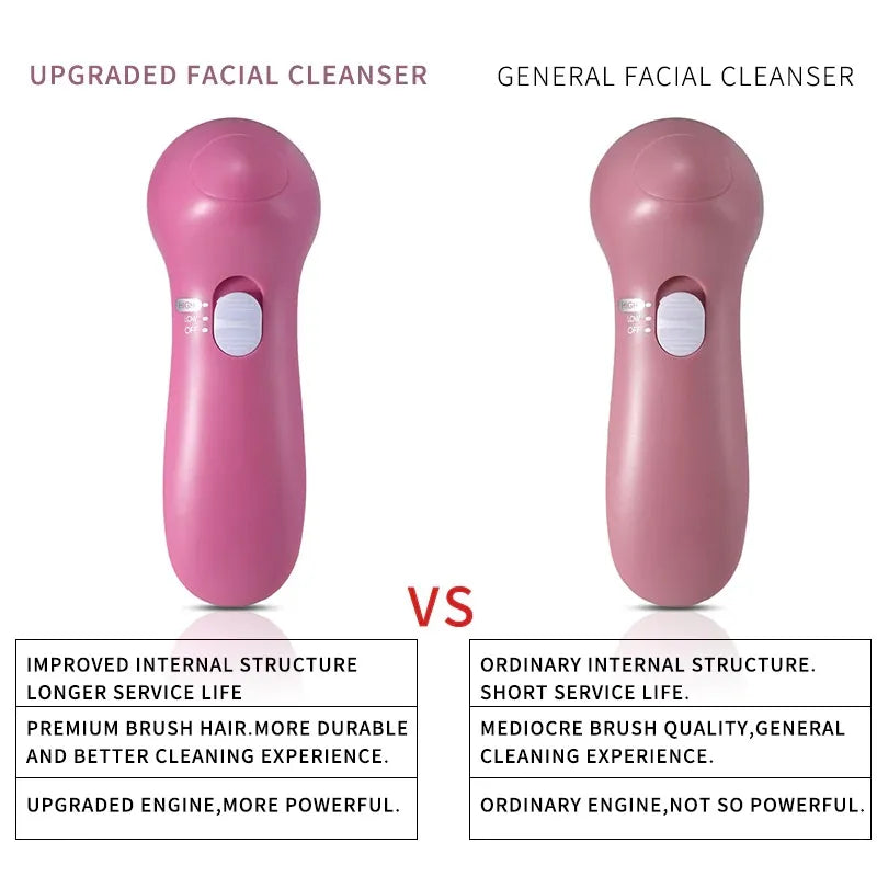 5 in 1 Facial Electric Cleanser and Massager, Face Massager Machine